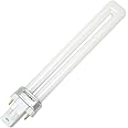 LEDVANCE 20491 White, Sylvania DULUX 13W Single Compact Fluorescent Lamp, GX23 2-Pin Base, 2700K Soft, 1 Pack