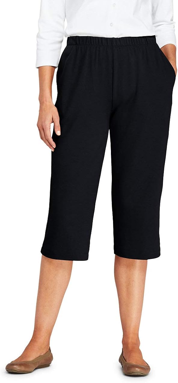 Lands End Womens Sport Knit High Rise 