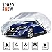 TABIGER Car Cover, 6-Layer Breathable UV Protection Waterproof/Windproof/Snowproof/Scratch Resistant Universal Fit Full Car Covers for Sedan Wagon All Weather Use (191