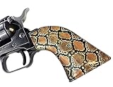 Heritage Rough Rider Pistol Grips Rattle Snake Skin Print Grips