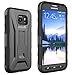 Galaxy S7 Active Case, Cimo [Armor Guard] Heavy Duty Shock Absorbing Dual Layer Protection Cover with Kickstand and Locking Belt Swivel Clip for Samsung Galaxy S7 Active (2016) - Black