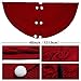 OurWarm Knitted Christmas Tree Skirt, 48 Inch Large Red Tree Skirt for Christmas Decorations Holiday Luxury Thick Tree Xmas Ornaments