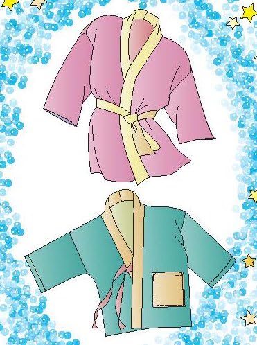Child's Asian Hanten Jacket Hawaiian Sewing Pattern #240 - Child Sizes 1-12