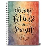 Tools4Wisdom Planner and Organizer for Women 2017-2018 , Always Believe, 8.5 x 11