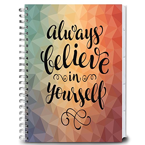 Tools4Wisdom Planner and Organizer for Women 2017-2018 , Always Believe, 8.5 x 11