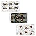 Happy 100th Birthday Sticker Decorations for Hershey Miniatures Candy Bars (Set of 54)