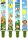 Premium Pacifier Clips by KiddosArt. Set Of 4, 2-Sided Of JUNGLE THEME Art, Stunningly Designed Pacifier Holder, Pacifier Leash, Baby Pacifier Clips for Girls and Boys.