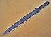 Poshland BB-1260, Handmade Damascus Steel Blank Blade Full Tang Dagger Knife