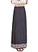 Milumia Women's Boho Vintage Print Pockets A Line Maxi Skirt