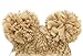 Women's Winter Trendy Warm knit Beanie Hat with Pom Pom Ears (Beige)