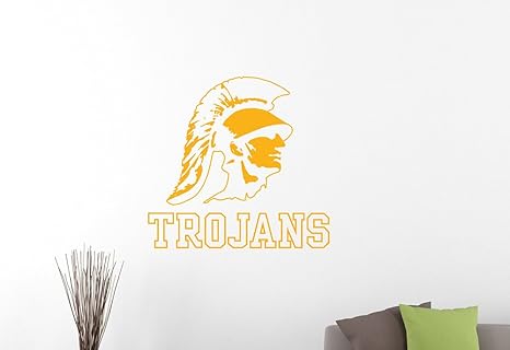 Amazon Co Jp Usc Trojansサイン壁ステッカーncaaカレッジフットボールチームロゴビニールデカールextremeスポーツホーム内部デコレーションエンブレムart Locker Room Decor 2ust 23インチワイドx 22 High Diy 工具 ガーデン