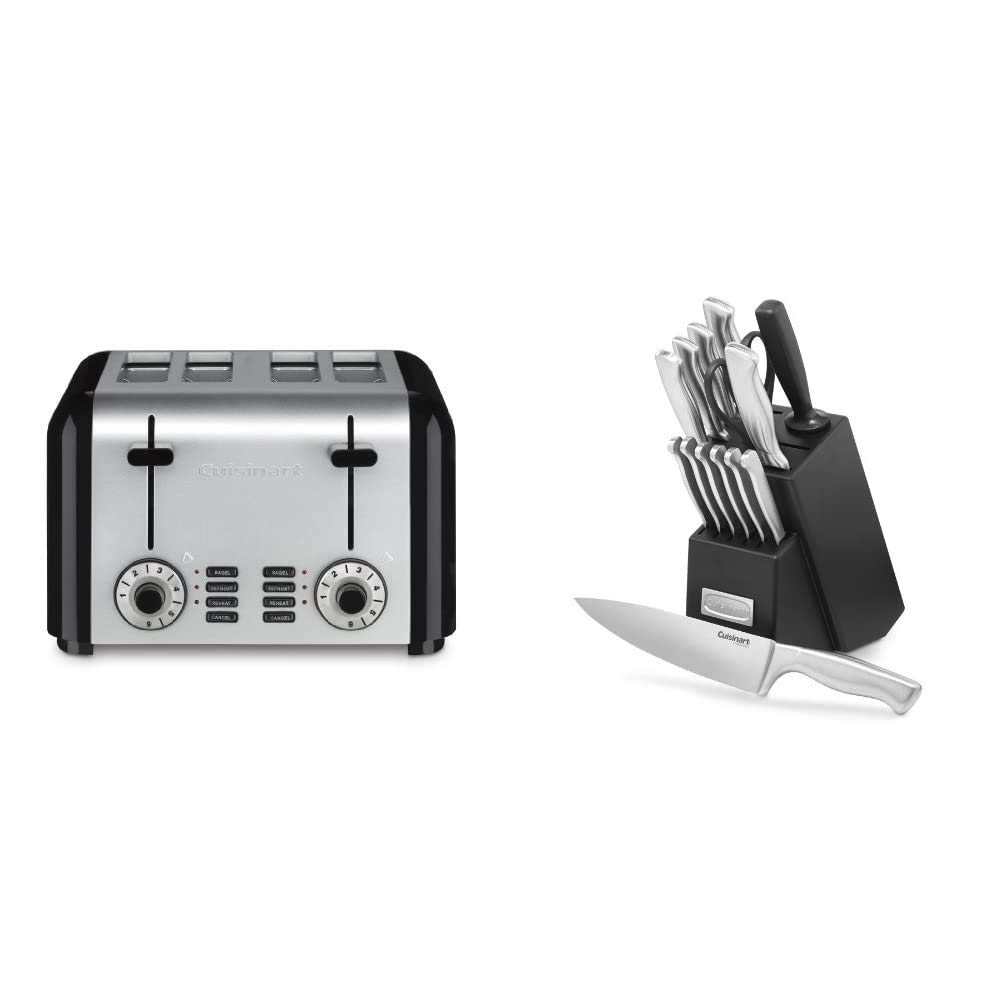 Cuisinart Cpt 340 Compact Stainless Slice Toaster Brushed