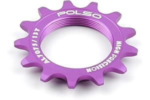 POLSO Fixed Gear Cog 13T/14T/15T/16T/17T/18T Fixed Gear Single Speed Bicycle flywheel Piece & Lockring FlywheelFor Fixie Trac