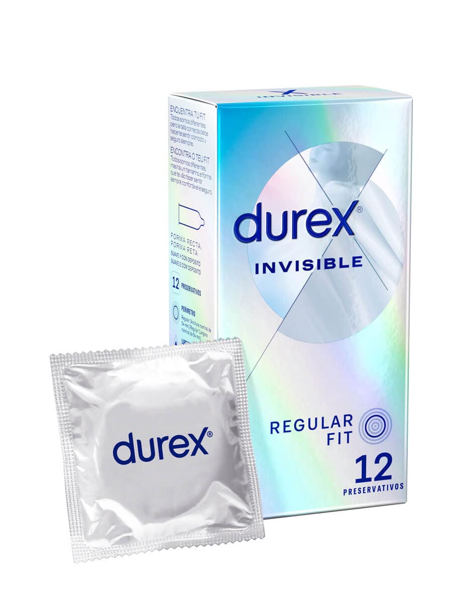 Durex Extra Lubricated Invisible Condoms - 12 Condoms