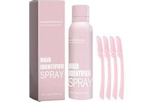 GENERIC Hair Identifier Spray for Face Shaving,Moisturizing and Skin Care Dermaplaner Spray,Sknbody Hair Identifier Spray for Face Dermaplaning,Skin Dermaplaning Spray for Face (1PCS spray + 4PCS razor)
