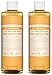Dr. Bronner's - Pure-Castile Liquid Soap (Citrus, 16 ounce, 2-Pack) - Made with Organic Oils, 18-in-1 Uses: Face, Body, Hair, Laundry, Pets and Dishes, Concentrated, Vegan, Non-GMO