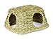 Prevue Hendryx 1097 Nature's Hideaway Grass Hut Toy, Medium, 11 x 9 x 6