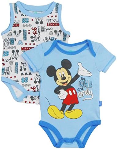 Disney Baby Boys Mickey Mouse One and Only 2 Piece Set Blue 3-6 Months