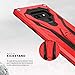 ZIZO Static Series for Samsung Galaxy Note 9 Case Military Grade Drop Tested with Built in Kickstand RED Black