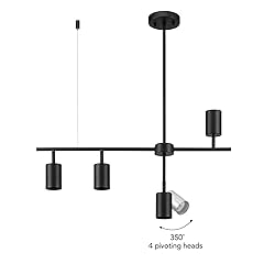 Globe Electric 64000048 4-Light Adjustable Height
