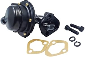 SPJIUQI Performer RPM Mechanical Fuel Pump Replaces Edelbrock 1721 for SBC Small Block Chevy Chevy 262 265 273 283 302 305 307 327 350 380 400 and W Series 6 PSI 600HP 110 GHP 3/8" NPT Inlet Outlet