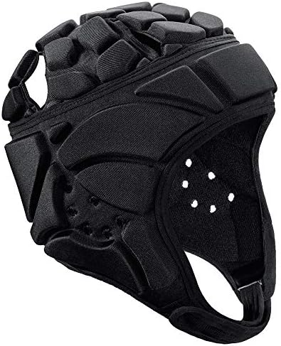 FAVORGEAR Soccer Goalie Helmet, Soft Padded Headgear Protection for Flag Football, Team Sports, Training, Rugby, Lacrosse, Soccer, Goalkeeper, Practice & Epilepsy Head Protection Fits Youth & Adult