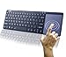 Wireless Keyboard, Gosin Ultrathin All in One Metal Bluetooth Keyboard Touchpad for mobile and tablet with Windows Android,Touchpad do not work with Smart TV and IOS (Black)