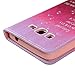 MOLLYCOOCLE Galaxy Grand Prime Case [Hot Pink Dandelion] Stand Wallet Purse Credit Card ID Holders TPU Soft Bumper Premium PU Leather Ultra Slim Fit Cover for Samsung Galaxy Grand Prime G5308/G530H