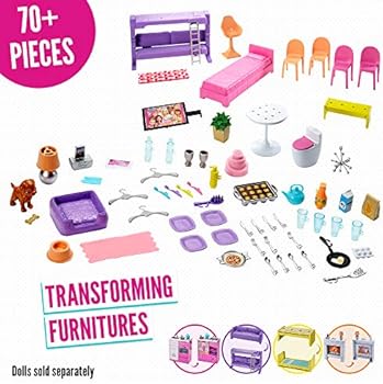 barbie dreamhouse with slide and pool