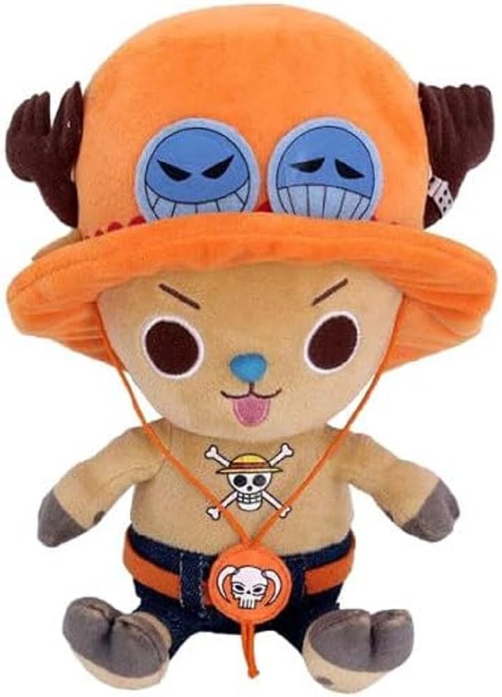 SAKAMI - One Piece - Chopper X Ace - Plush, Pendant, Figure, Keychain - 14 cm - Original & Licensed