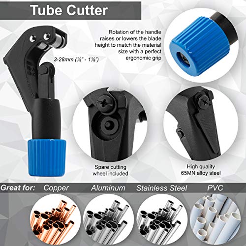 Copper Pipe Tubing Cutter By LORESO Tube Cutter for Copper, Brass