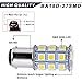 YINTATECH 12x BA15D 1076 LED Light Bulbs White for Car RV Trailer Motorhome Camper Tail Marine Boat 1004 1142 1130 1176 Super Bright, 12V DC, 5050 27SMD