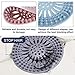 LIUMY Hair Catcher,Silicone Hair Stopper,Shower Drain Covers, Sink Drain Filter for Bathroom Bathtub and Kitchen, Easy to Install and Clean, Home Tool Supplies (5 Pack)
