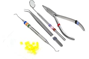 Silicone Color Bands for Instruments Identification Sold in Packs of 20 Bands Each Select Color Options | Medixplus (Yellow)