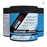 Naturo Nitro Pre-Workout Decimus, Best Fat Burning Energy Drink with Caffeine, Nitrix Oxide Boosters and Amino Acids, Powerful Pre-workout for Men and Women, 28 Servings, Pink Lemonade (2 Pack)