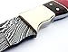 Poshland Handmade Damascus Steel Bushcraft Knife - Stunning Easy Grip Handle