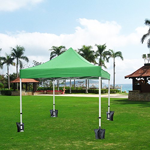 RIOGOO 4pcs-Pack Industrial Grade Heavy Duty Double-Stitched Sand Weight Bags, Leg Weights for Pop up Canopy Tent Weighted Feet Bag - Thumbnail 3