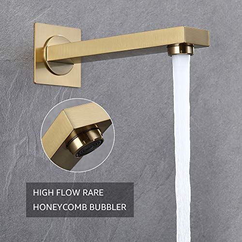 Iriber Champagne Bronze Rain Shower System with Waterfall Tub Spout 3