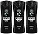 Axe Body Wash, Black Chill, 16 Fluid Ounce (Pack of 3)
