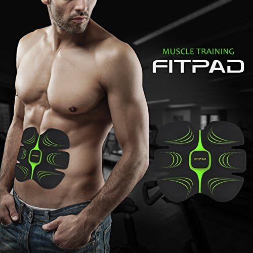FITPAD Abdominal Trainer ,Body Arms Tricep Toner Automatic Muscle Fitness Light Wearable Individuation Workout Gym and Home Fitness Machine Build Muscles of Abdomen Arms