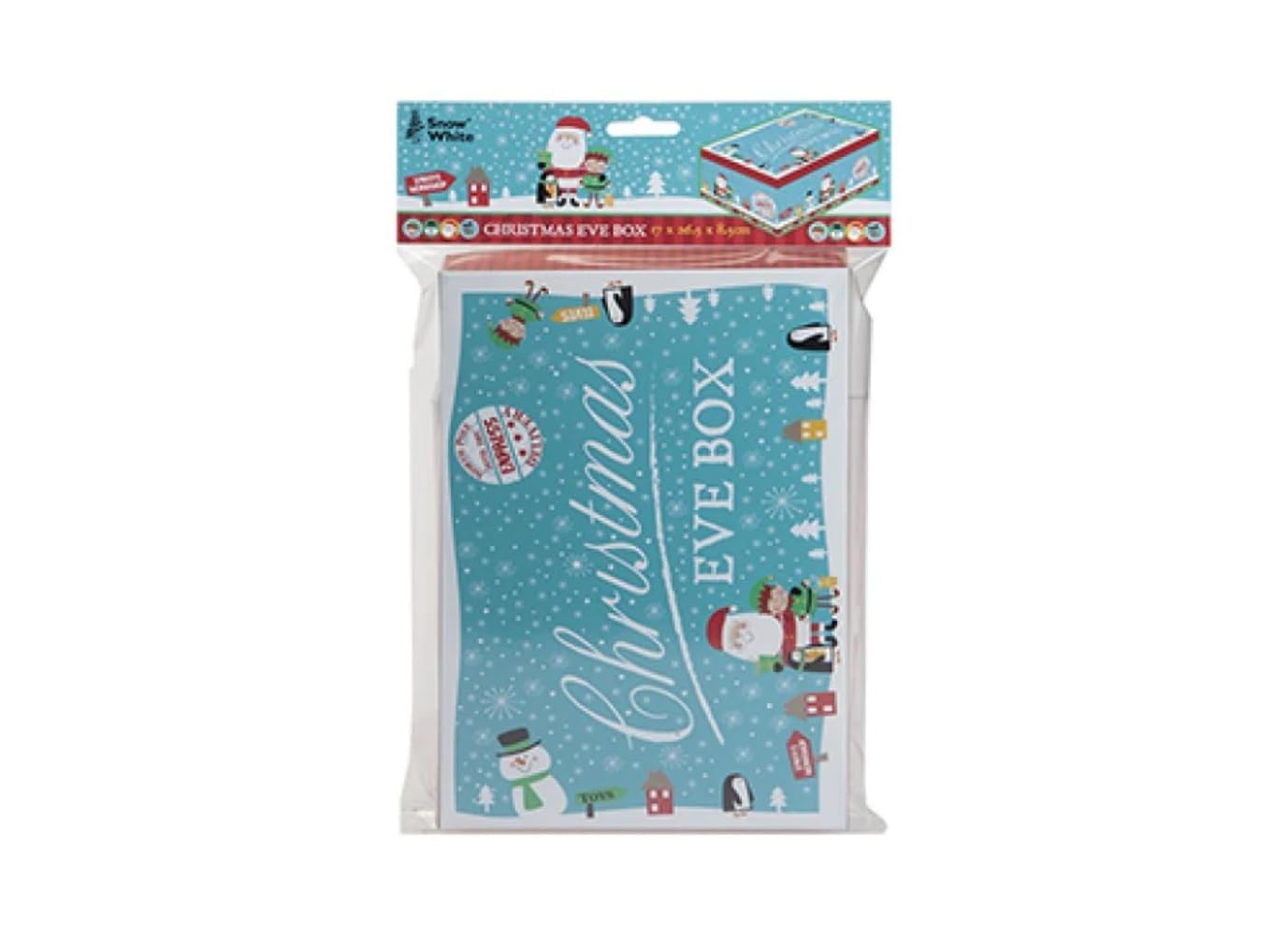 Disney Snow White Mini Réveillon Noël Boîte Cadeau Père Noël Elfes Manchot 17x26.5X 8.5cm For Christmas