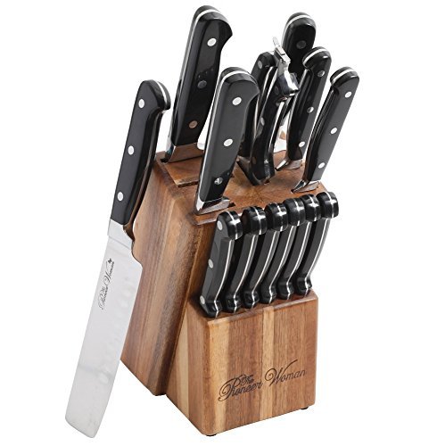 The Pioneer Woman Cowboy Rustic Forged 14-Piece Knife Block Set