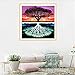 5D Diamond Painting,Rhinestone Diamond Embroidery Paintings Pictures DIY Paint with Diamonds Arts Craft for Home Wall Christmas Decor Full Drill 30 x 30 cm (Tree 2)