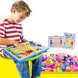 Puzzles for Kids 500 Pcs Color Matching Mushroom