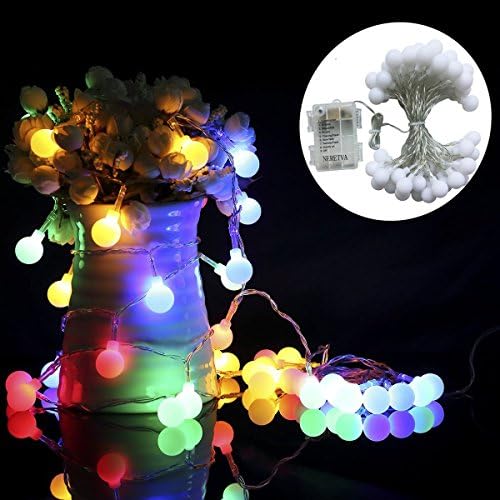 Neretva Globe String Light,33ft 80 LED Waterproof Ball Lights,Dailyart LED Starry Light Fairy Light for Garden,Wedding,Xmas Party,Patio Garden, Party, Xmas Tree, Wedding Decoration