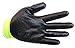 Better Grip Seamless Knit Nylon Nitrile Form Coated Work Gloves, High visibility Lime, 6 Pair Pack (Large)