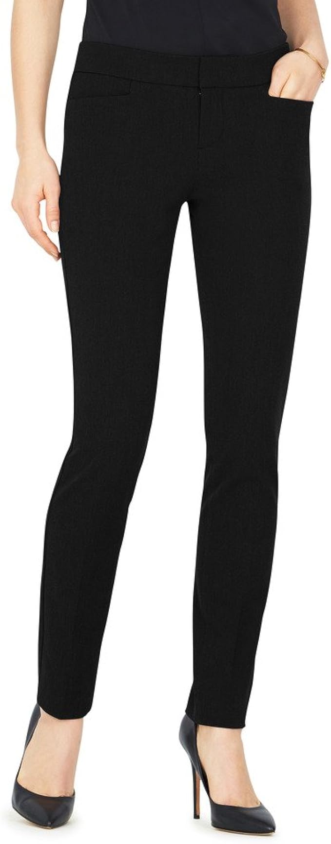 ECRU Women's SKINNY BECK PANT 6 BLACK at Amazon Women’s Clothing store