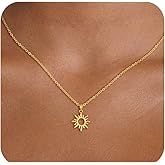Funsanny Lariat Necklaces for Women - Dainty Long Necklace Trendy 14K Gold Plated Hypoallergenic Layered Long Y-Shape Sunburst CZ T-Bar Pendant Drop Chain Necklace Set for Women Non Tarinsh Jewelry