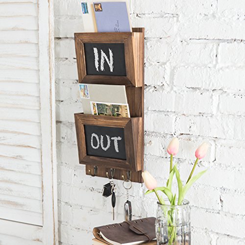 2 MyGift+Wall+Mounted+Sorter+Chalkboard+Panels