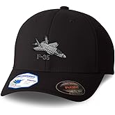 Custom Flexfit Cap for Men & Women Embroidered F-35 Aircraft Name Embroidery Flexfit Hats Baseball Caps